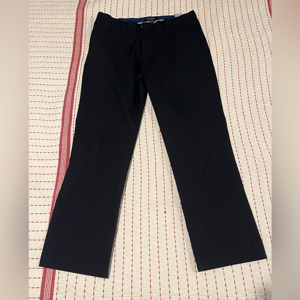 Banana Republic Men’s Non-Iron Tailored Slim Fit Dress Pants Size 34/30 Black